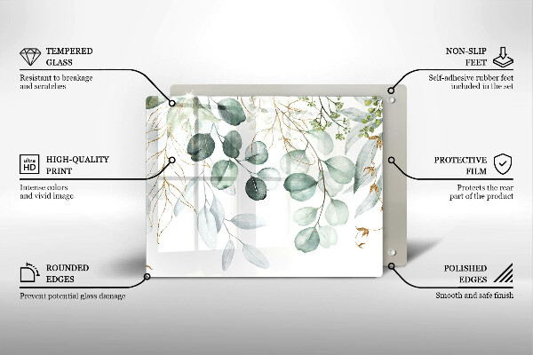 Kokkärlskydd original Målade växter