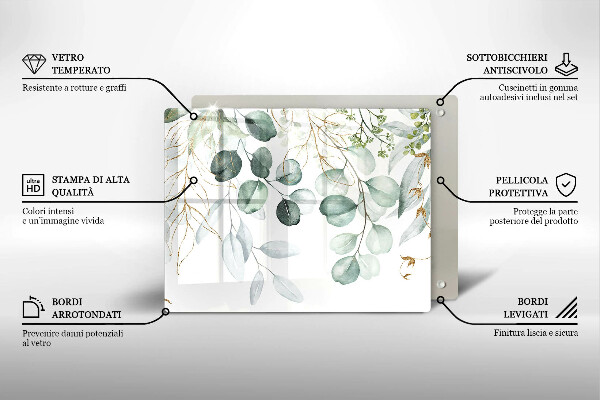 Kokkärlskydd original Målade växter