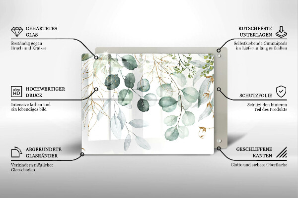 Kokkärlskydd original Målade växter