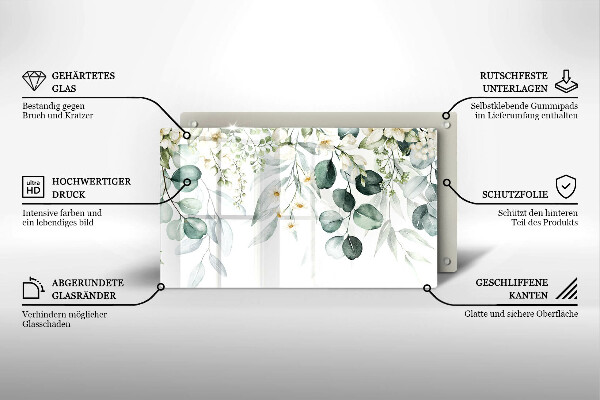 Kokkärlskydd original Akvarellväxter