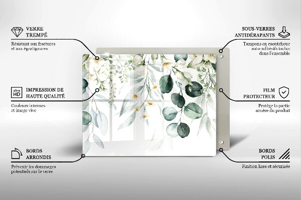 Kokkärlskydd original Akvarellväxter