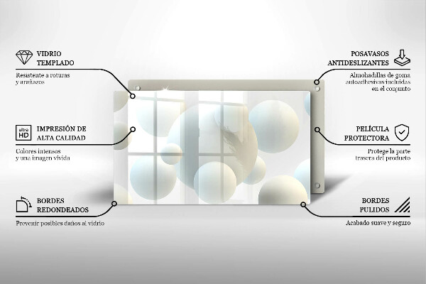 Kokkärlskydd original Moderna 3d-sfärer