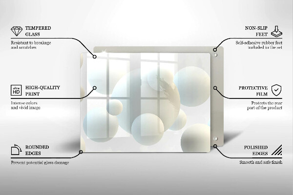 Kokkärlskydd original Moderna 3d-sfärer