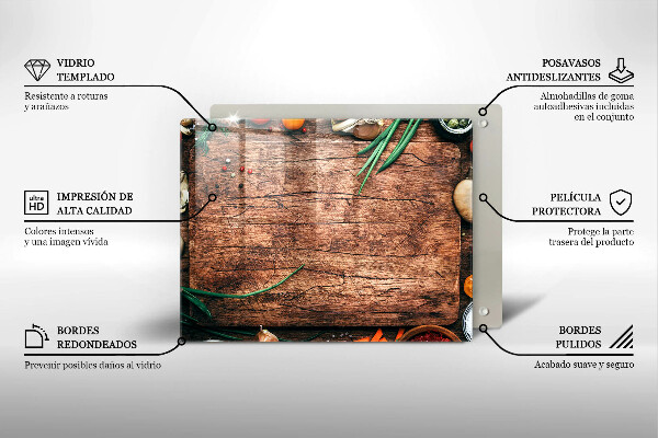 Spisskyddsplatta original Köksskiva av trä