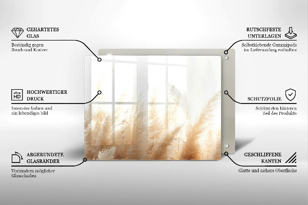 Spisskyddsplatta original Pampas gräs