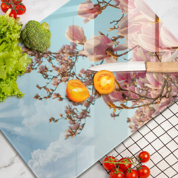 Glashällskydd original Rosa blommor träd