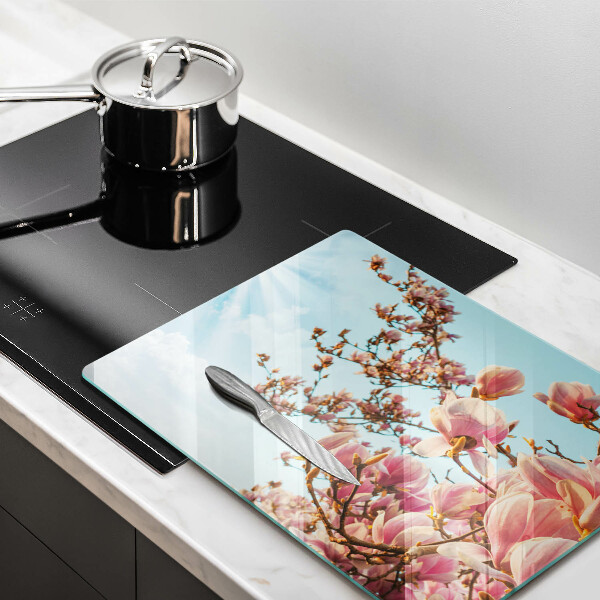 Glashällskydd original Rosa blommor träd