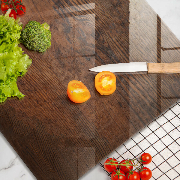 Kokkärlskydd unik Mörk träskiva