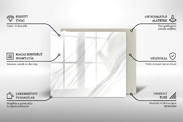 Kokkärlskydd unik Delikat marmor