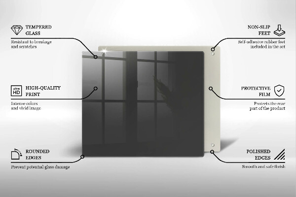 Skydd för spis unik Färg grå