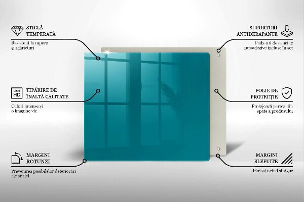 Skydd för spis unik Turkos färg
