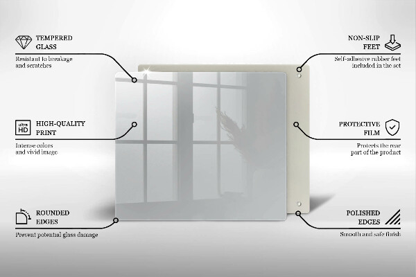 Skydd för spis unik Färg grå