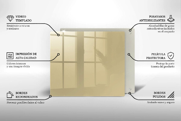 Skydd för spis unik Beige färg