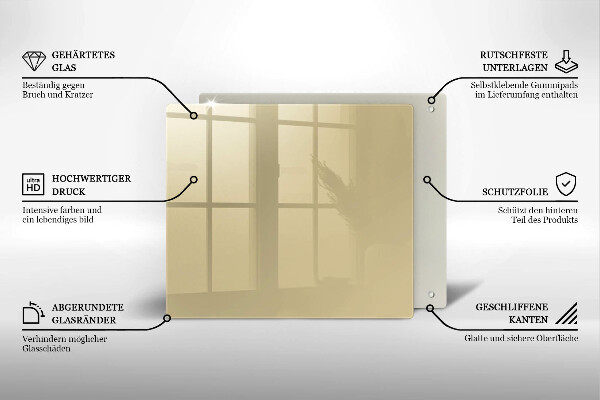 Skydd för spis unik Beige färg