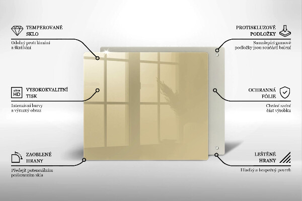 Skydd för spis unik Beige färg