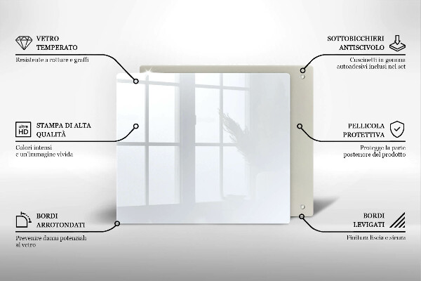 Skydd för spis unik Färg vit