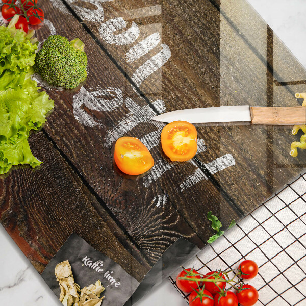 Glashällskydd unik Bon Appetit inskriptionstavlor