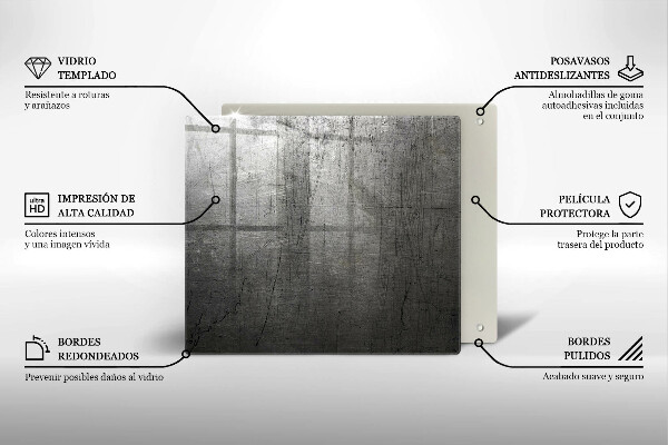 Glashällskydd unik Metallstruktur