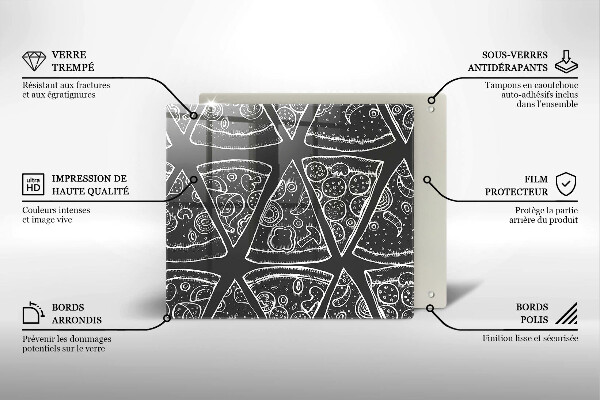 Kokkärlskydd unik Pizza illustration