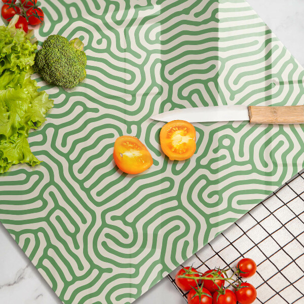 Spisskyddsplatta unik Abstrakta linjer