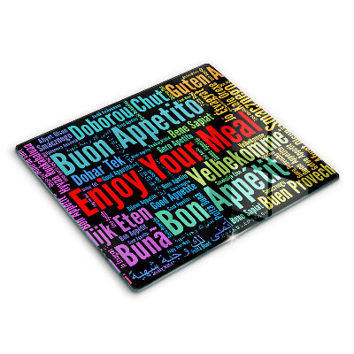 Glashällskydd unik Undertexter Bon appetit språk