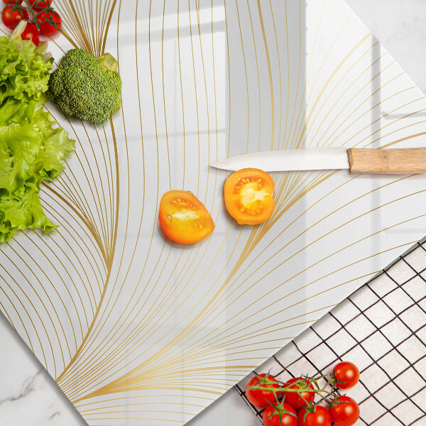 Spisskyddsplatta unik Modernt linjemönster