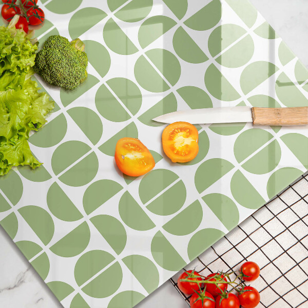 Spisskyddsplatta unik Mönster av boho-former