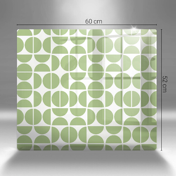 Spisskyddsplatta unik Mönster av boho-former