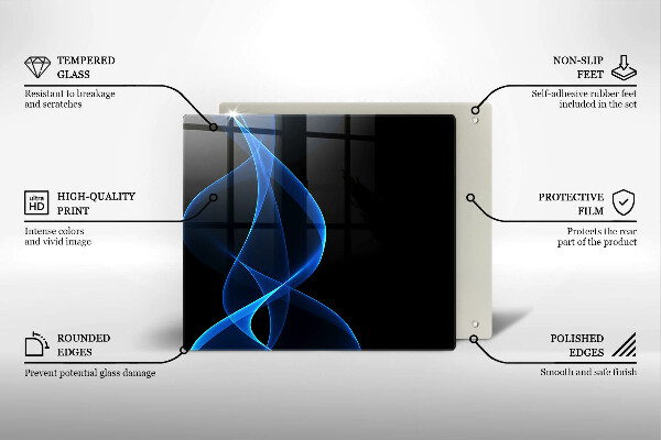 Kokkärlskydd unik Blå röklinjer
