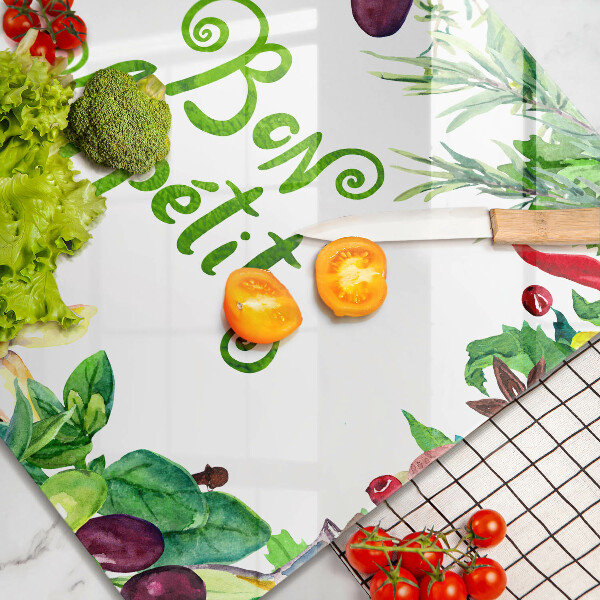 Skydd för induktionsspis unik Bon Appetit inskription