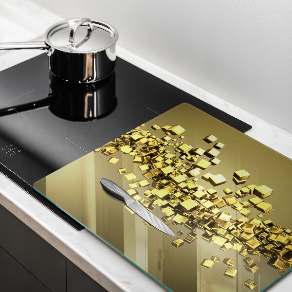 Spisskyddsplatta unik Abstrakt 3D-geometri