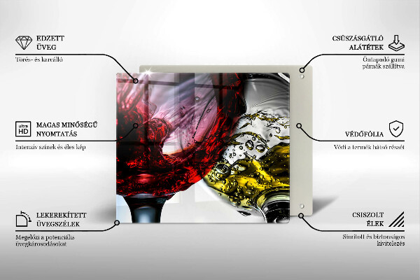 Kokkärlskydd unik Glas vin