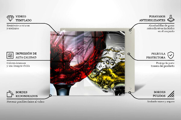 Kokkärlskydd unik Glas vin