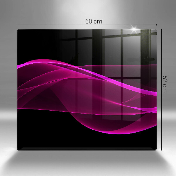 Skydd för induktionsspis unik Rosa abstraktion