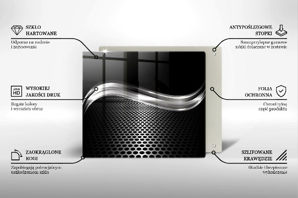 Skydd för induktionsspis unik Metallstruktur