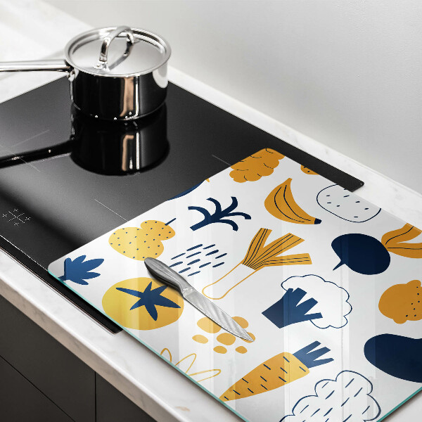 Spisskyddsplatta unik Mat illustration