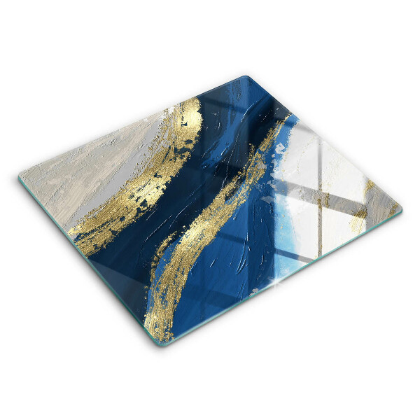 Skydd för induktionsspis unik Textur med guld