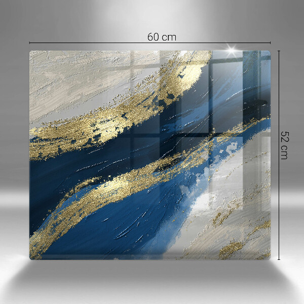 Skydd för induktionsspis unik Textur med guld