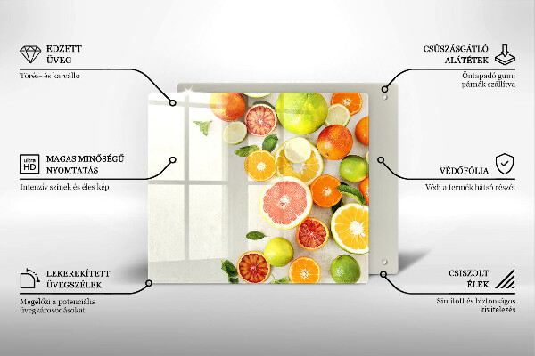 Skydd för induktionsspis unik Citrusfrukter