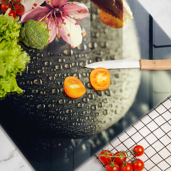 Skydd för induktionsspis unik Blommor zen stenar