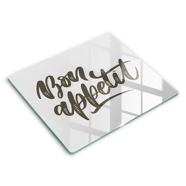 Skydd för induktionsspis unik Bon Appetit inskription