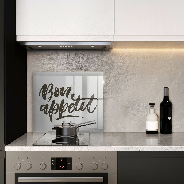 Skydd för induktionsspis unik Bon Appetit inskription