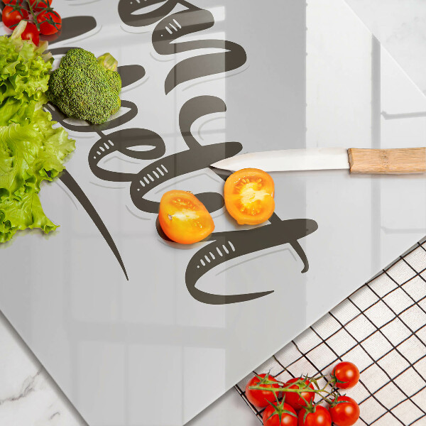 Skydd för induktionsspis unik Bon Appetit inskription