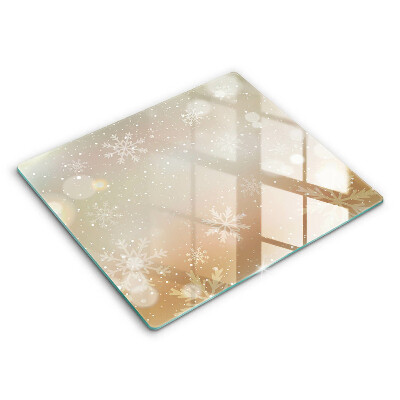 Skydd för induktionsspis unik Snöflingor