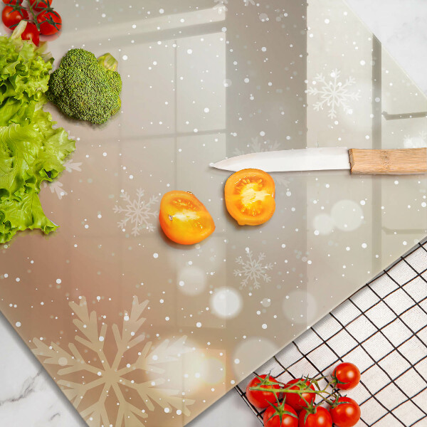 Skydd för induktionsspis unik Snöflingor