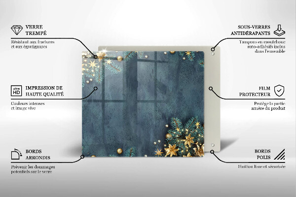 Skydd för induktionsspis unik Juldekorationer