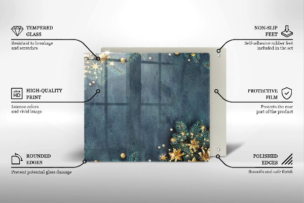 Skydd för induktionsspis unik Juldekorationer