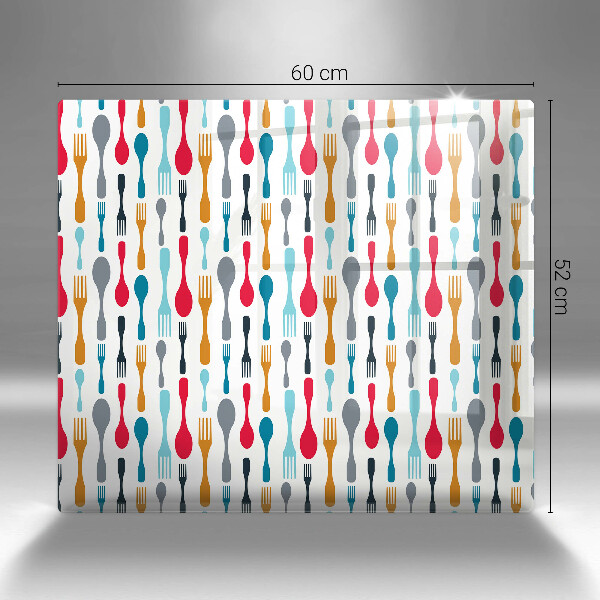 Skydd för induktionsspis unik Sked illustration