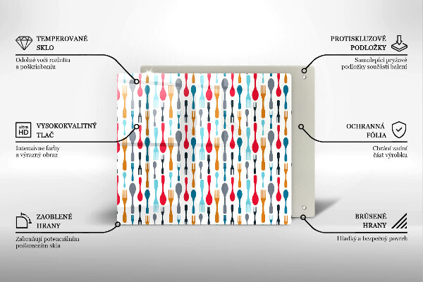 Skydd för induktionsspis unik Sked illustration