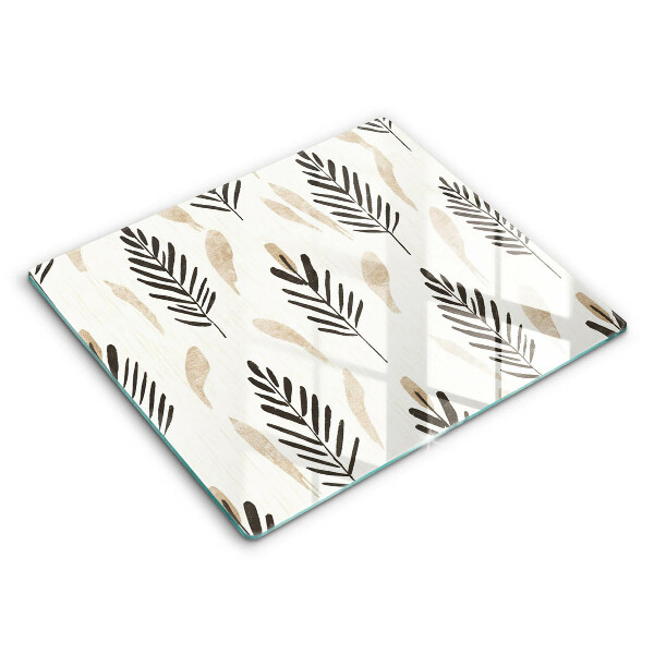 Skydd för induktionsspis unik Boho växter